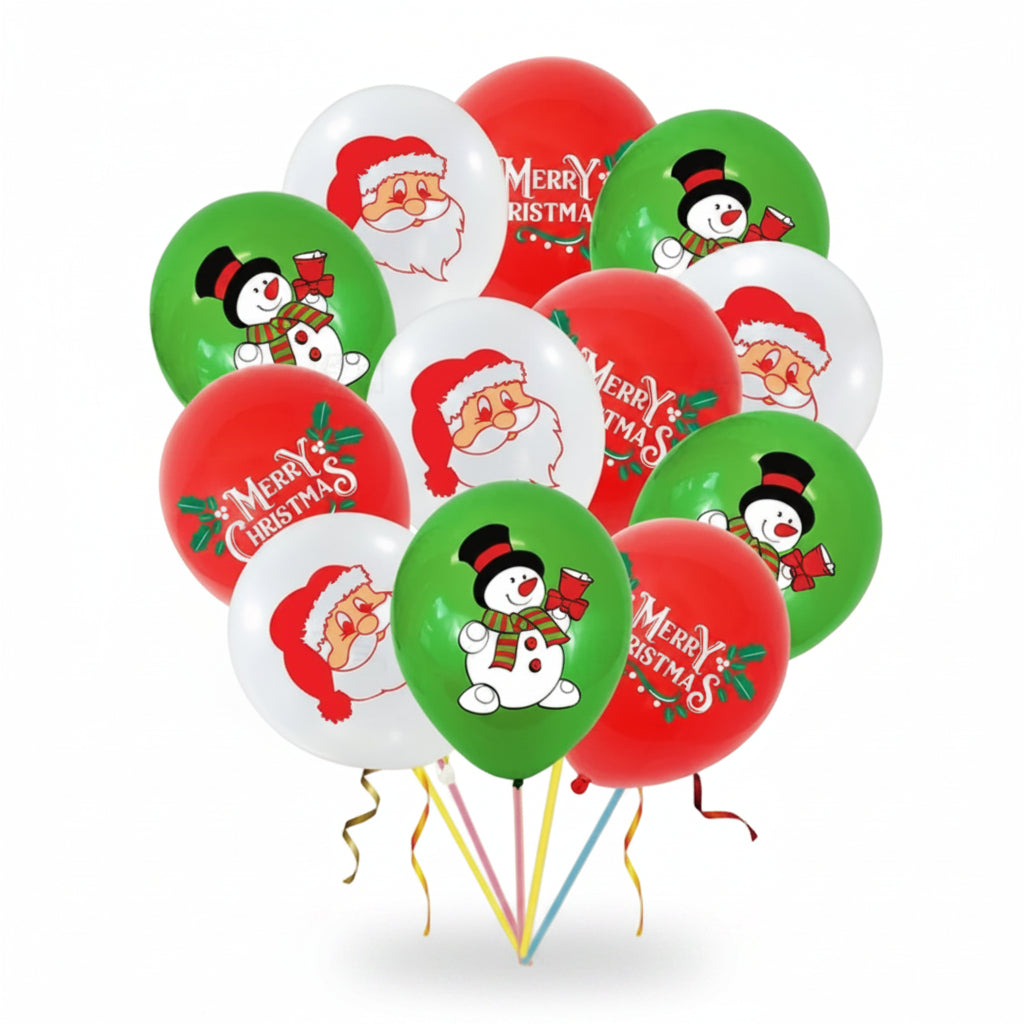 Ballonnen Sneeuwpop