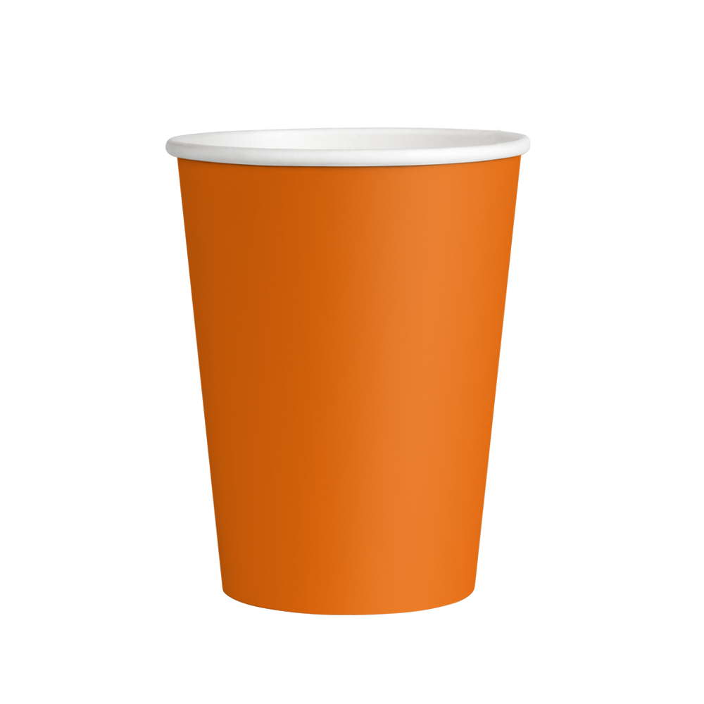 Bekers oranje - 8 stuks