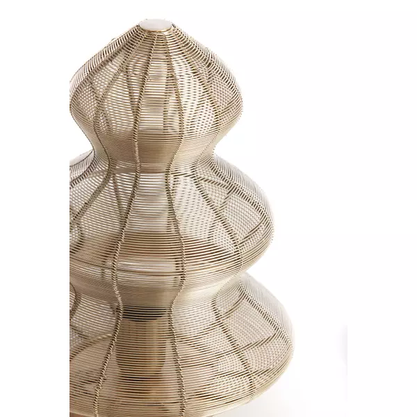 Tafellamp Kerstboom Ø21x27 licht goud