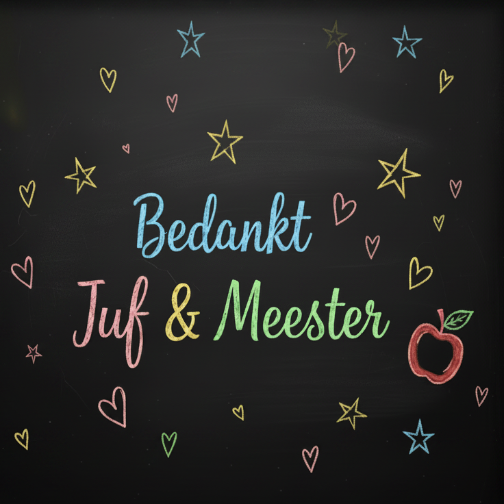 Juf & Meester cadeaus