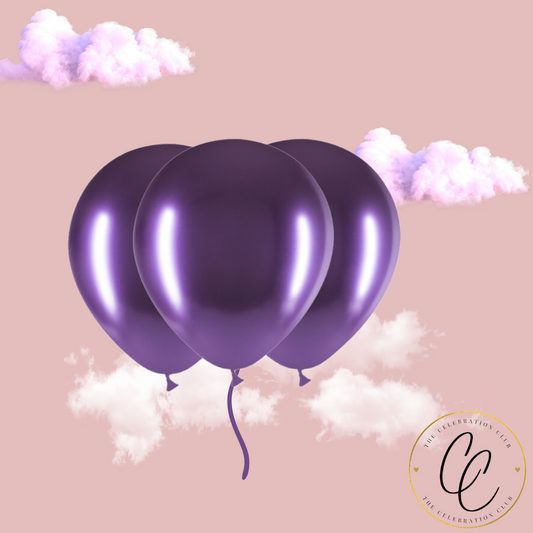 Ballonnen metallic paars