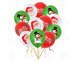 Ballonnen Kerst sneeuwpop