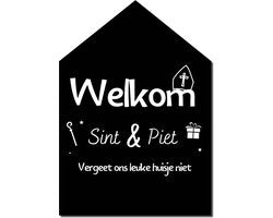 Bord welkom Sint en Piet