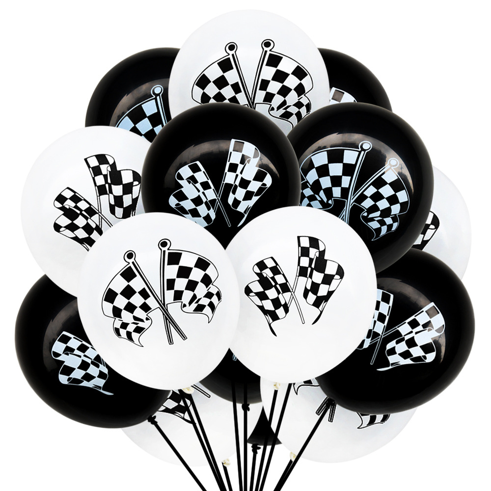 Ballonnen racing finish vlag