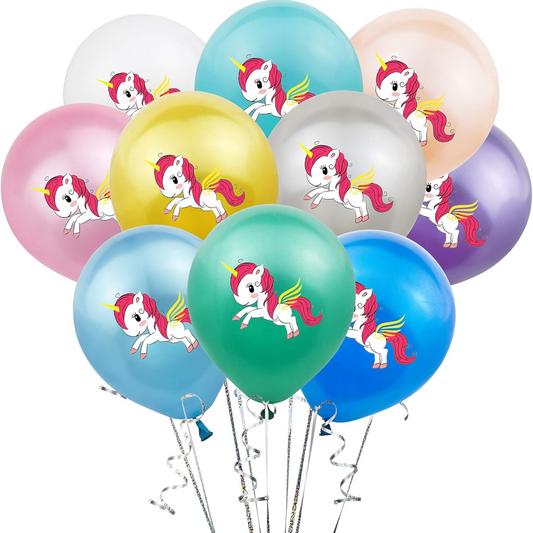 Ballonnen eenhoorn