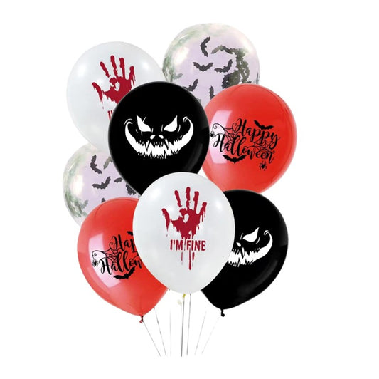 Ballonnen Halloween vleermuis