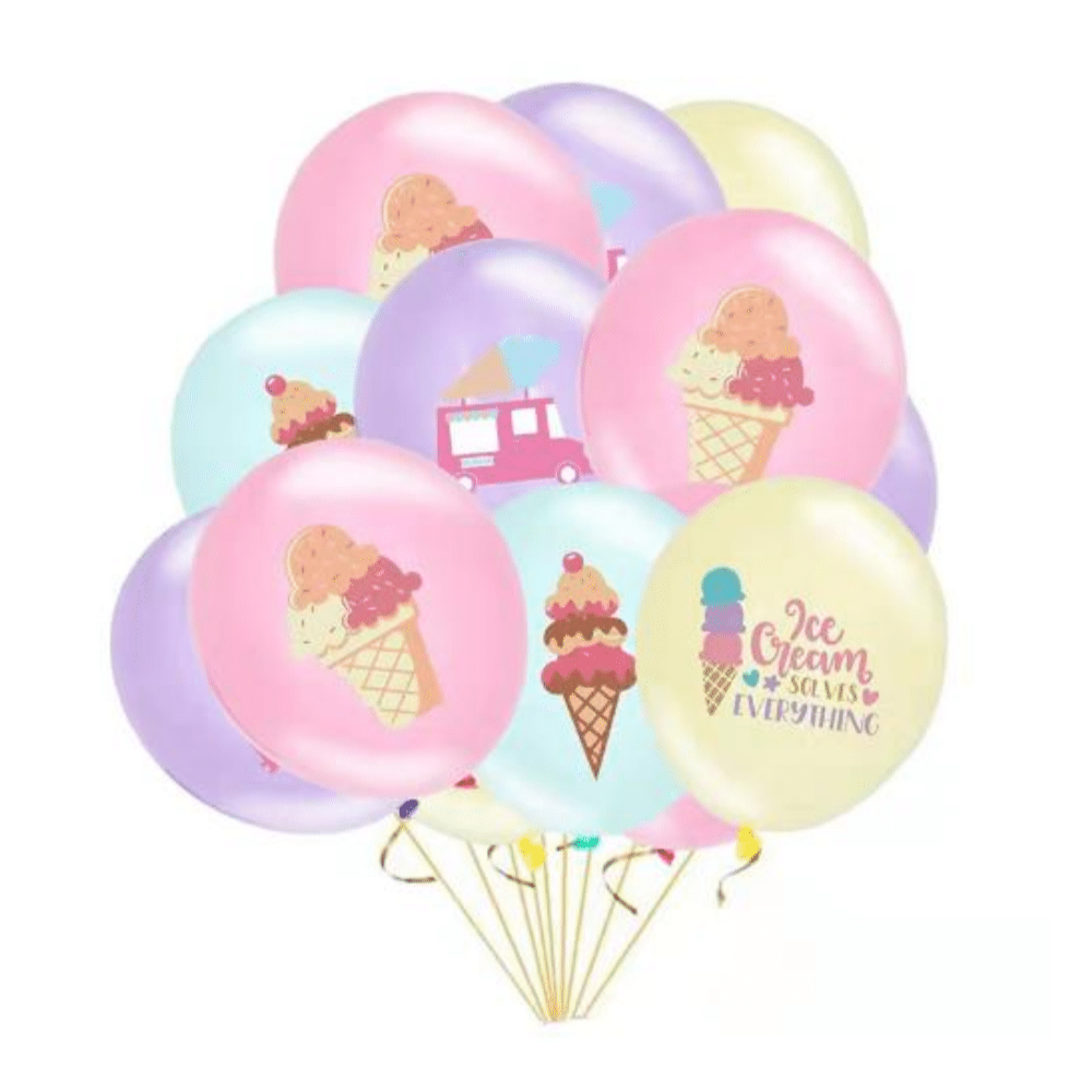 Ballonnen ijsjes