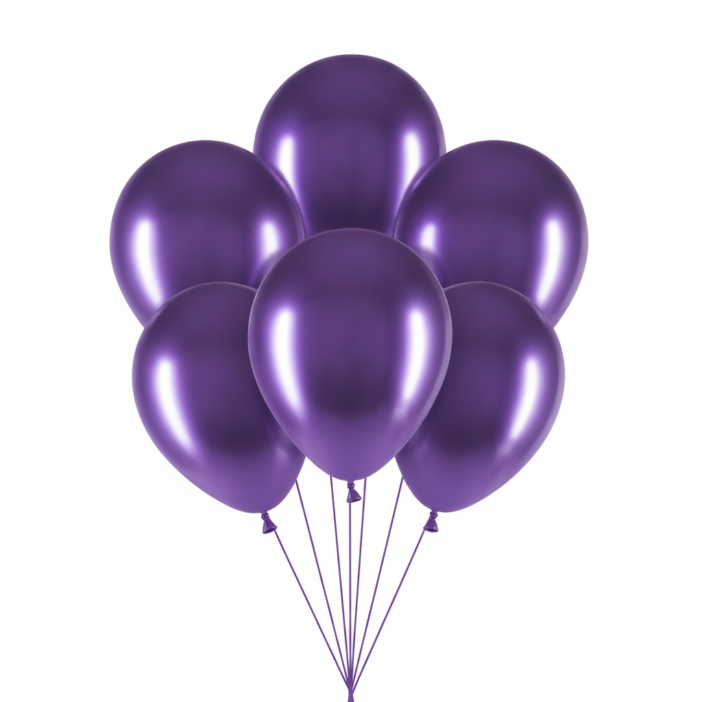 Ballonnen paars metallic