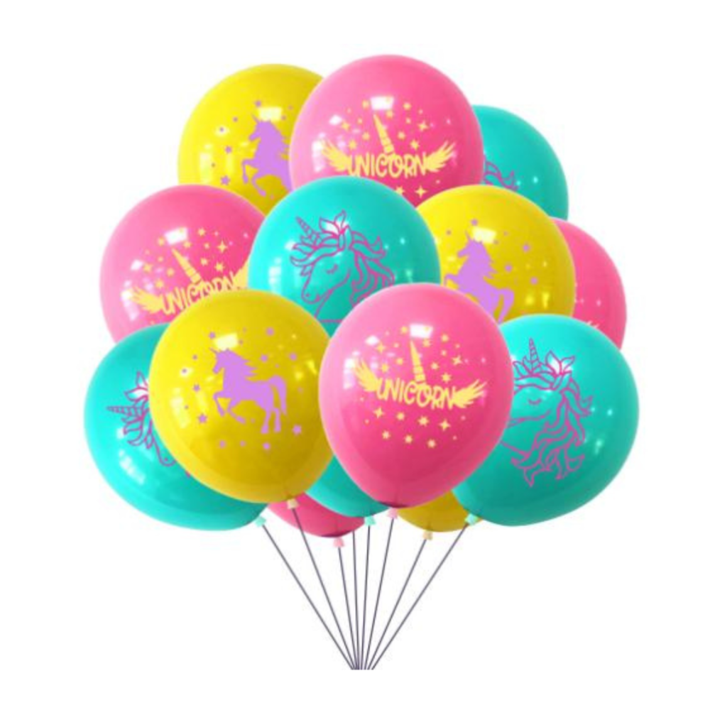 Ballonnen unicorn