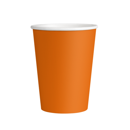Bekers oranje - 8 stuks
