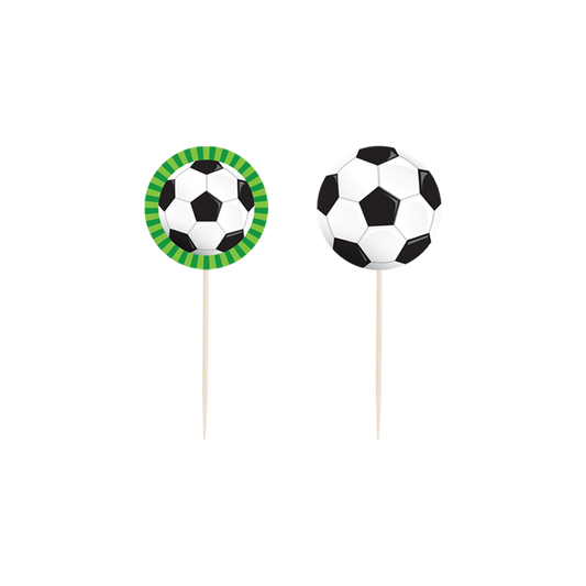 Cocktailprikkers voetbal
