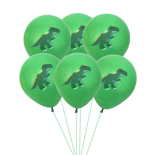 Ballonnen dinosaurus groen