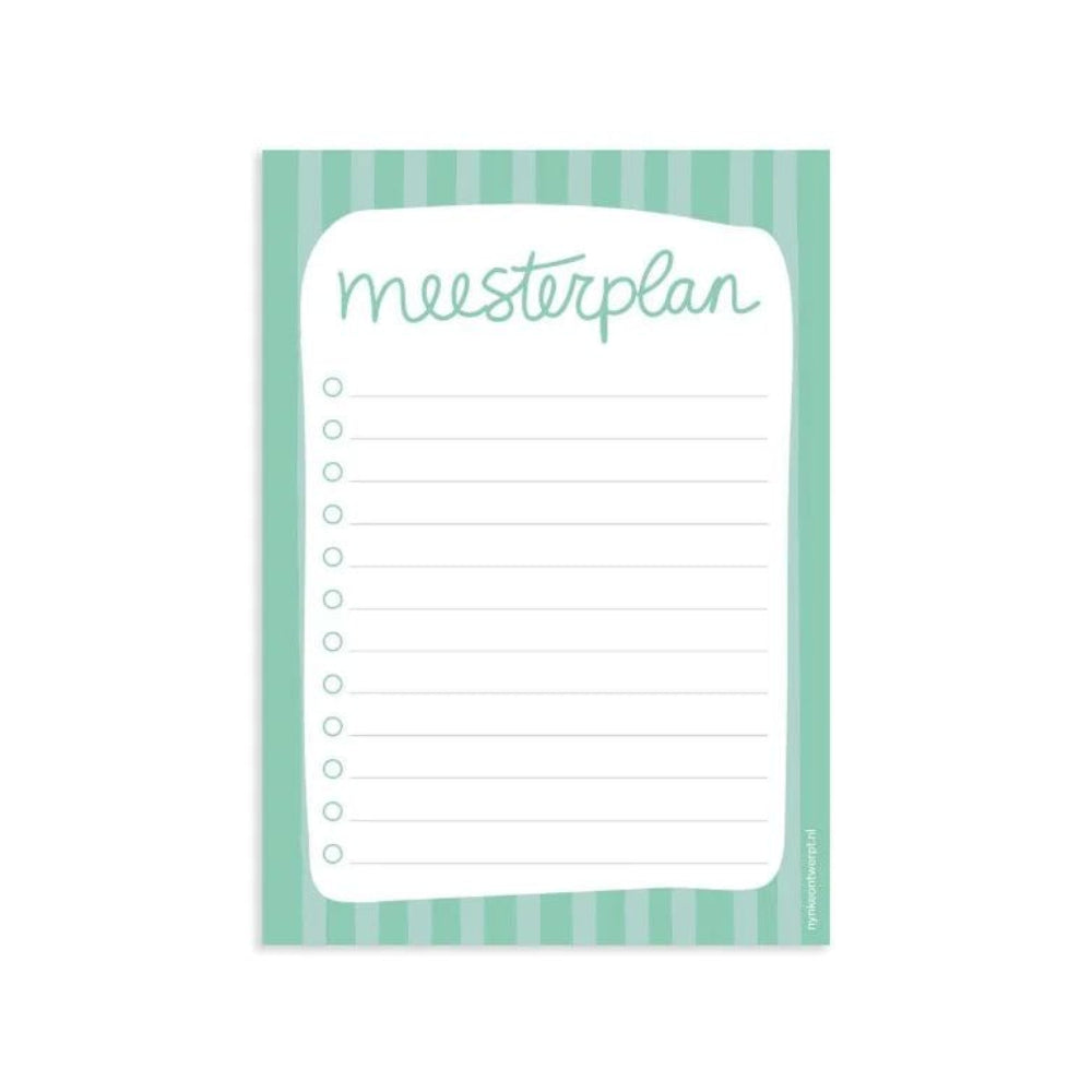 Notitieblok | A6 | Meesterplan