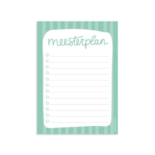 Notitieblok | A6 | Meesterplan
