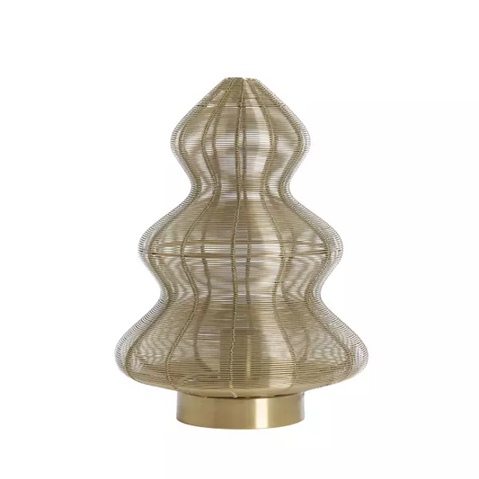 Tafellamp Kerstboom Ø21x27 brons