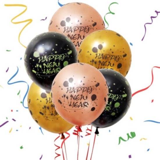 Ballonnen Happy New Year